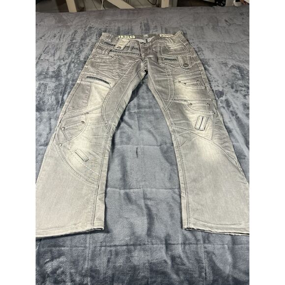 Japrag by Okishana Samoki Multipocket Washed gray Men's Jeans Size 32‎ Y2K - Picture 1 of 16
